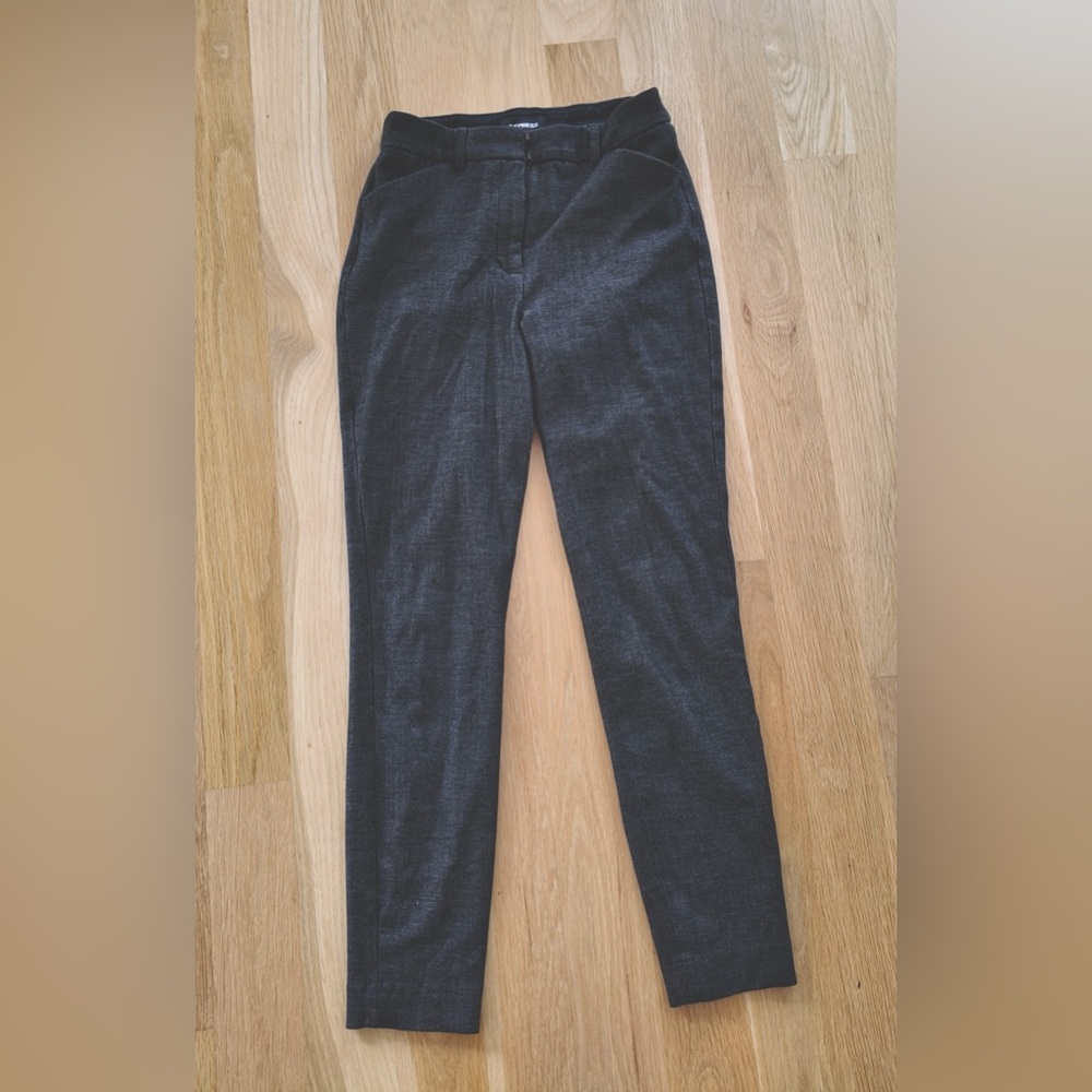 Express Stretchy Heather Work Pants